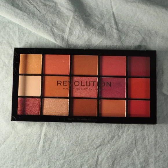 THREE eyeshadow palettes UNUSED Revolution london newtrals 2, blackout (C66)